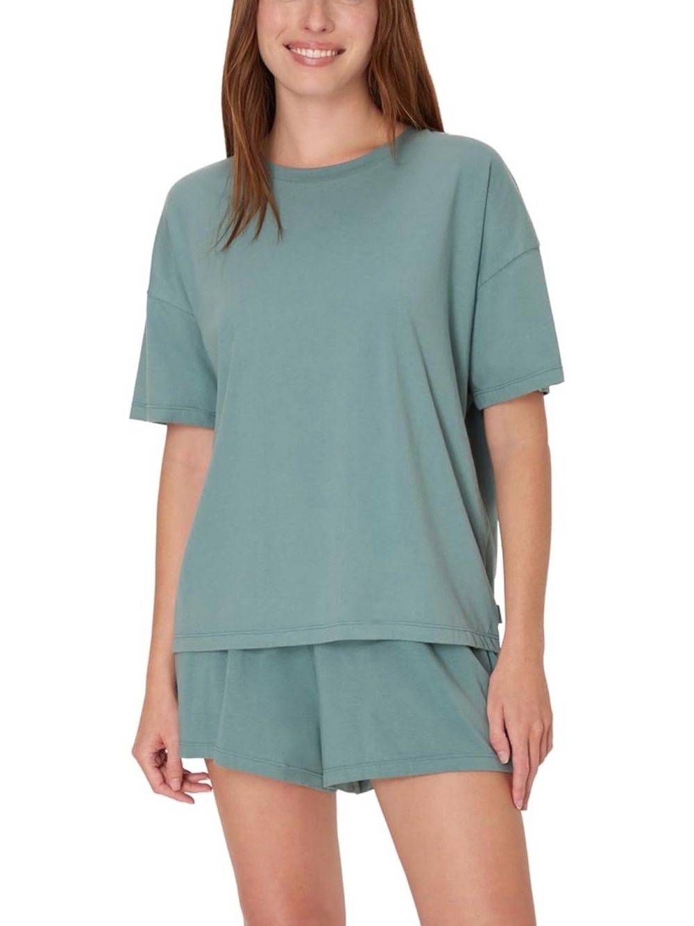 Hanes Women's Lounge Tee & Shorts Set